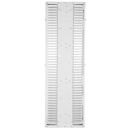 Panduit PE2V Cable Manager - 8" Wide - Double Sided - 8 Foot - WHITE PE2VD0896WH